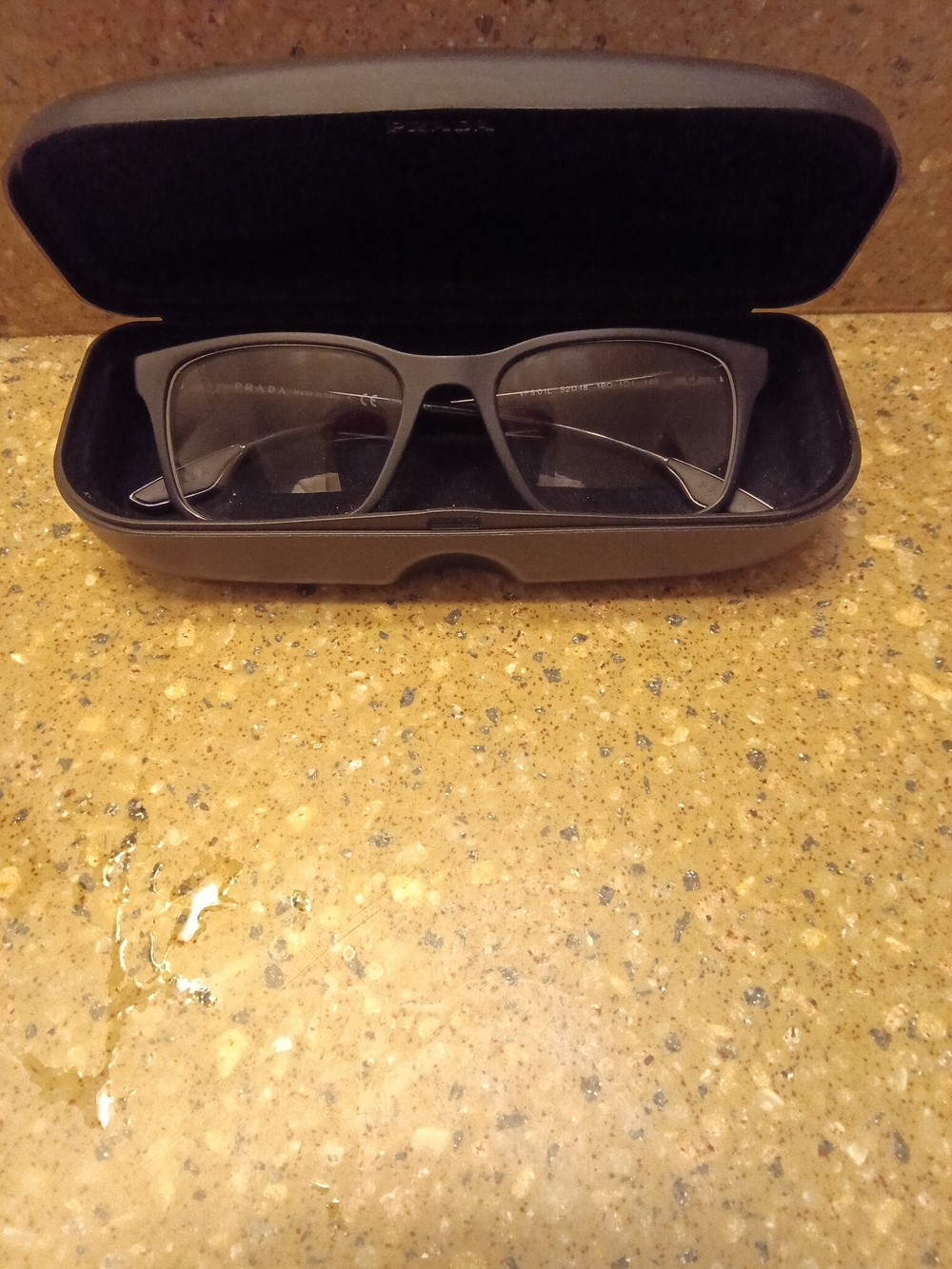 Prada Matte Black VR/AR Glasses with Protective Hard Case